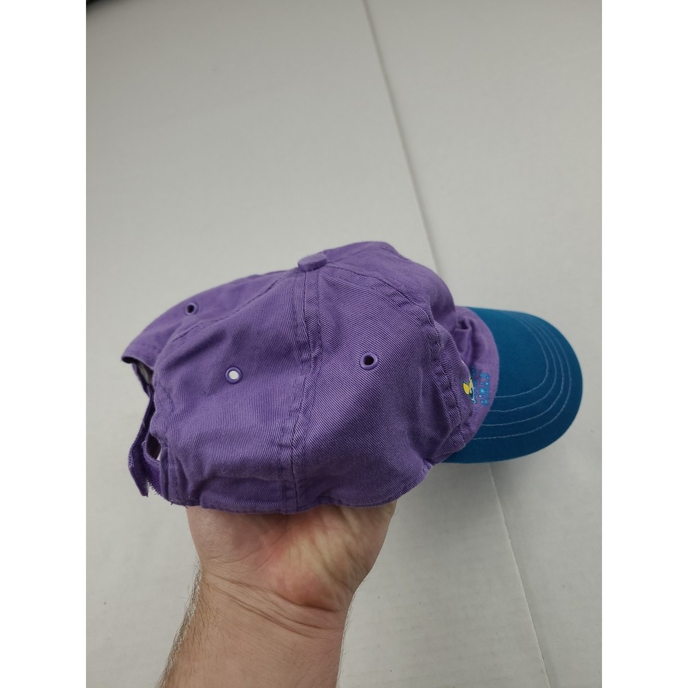 Vtg Powerpuff Girls Cartoon Network Embroidered Hat Purple Kids Youth 2002 Anime - Picture 4 of 10